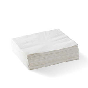 BIOPAK 2PLY 1/4 FOLD WHITE LUNCH BIONAPKIN 2000PC