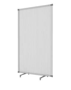 Boyd Freestanding Partition - Frosted Polycarbonate