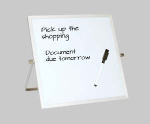 Presentation: Boyd Desktop Whiteboard - Lacquered Steel