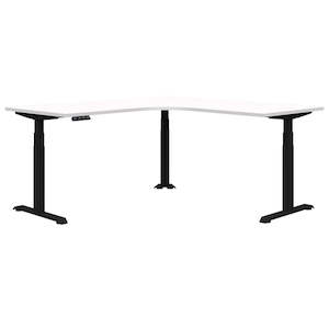 Corner Desks Nz: Pintari Standing Workstation Desk - Black Base