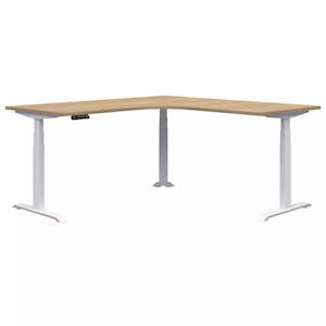 Pintari Standing Workstation Desk - White Base