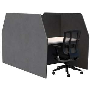 Workstation Desks: Accent Edge 2 Person Face to Face Focus Pod