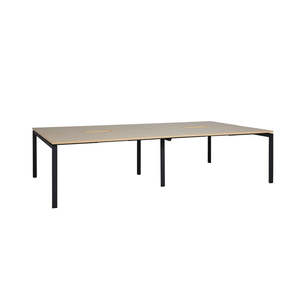 Workstation Desks: Capri Back to Back 4 Pod Desk