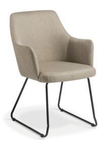 Reception Seating: Eden Olli Sled Base Chair