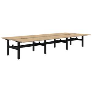 Shared Desks: Pintari 6 Pod Back to Back - Fixed Height Desk