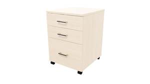 Storage: Alma Mobile - 1 File + 2 Drawers