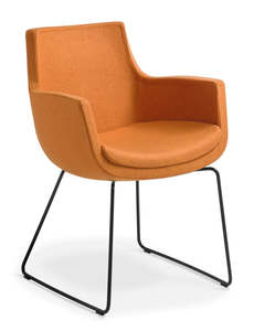 Reception Seating: Eden Ferne Sled Chair