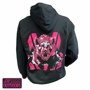 SnP Outdoors Hunting Hoodie - Fluoro Pink Boar
