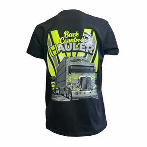 SnP Safety Custom Hi-Vis - Back Country Hauler Trucking tee
