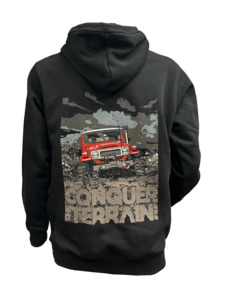 SnP Outdoors Conquer the Terrrain 4x4 tee - Red FJ40