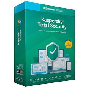 Products: Kaspersky Total Security 2021 1 year 5 devices key Global