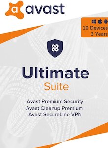 Avast Ultimate Suite 2021 3 Years 10 Devices Global