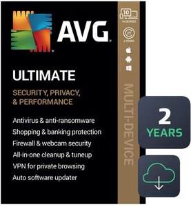ANTI VIRUS – Cdkeynz: AVG Ultimate 2021 with Antivirus + Cleaner, Secure VPN 10 Devices 2 Years