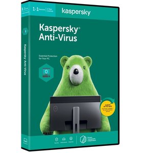 Products: Kaspersky Anti-virus 2021 1 year 1 device key Global