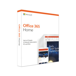 Microsoft Office 365 Home – 1 Year – 6 Users 30 Devices