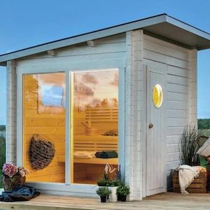 Saunas: Modern Outdoor Sauna