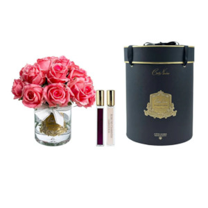 Flowers: Cote Noire Luxury Grand Rose Bud Bouquet White Peach