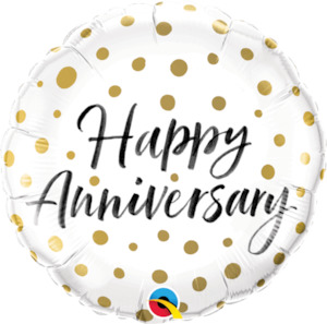Party: ADD ON: Happy Anniversary Balloon (URGENT COURIER ONLY)