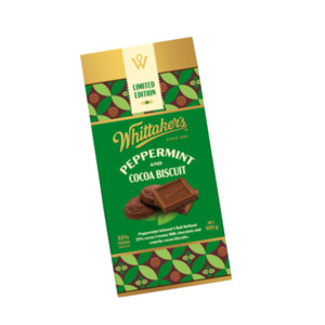 ADD ON: Whittaker's Limited Edition Peppermint & Cocoa Biscuit Milk Chocola&hellip;