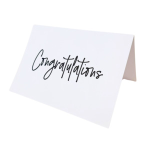 ADD ON: Congratulations Card