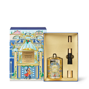 Glasshouse Christmas 2025 Midnight in Milan Candle and Arc Wand Lighter Set
