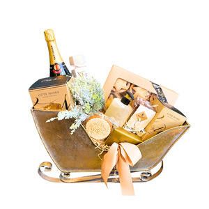 Golden Gourmet Christmas Sleigh URGENT COURIER ONLY