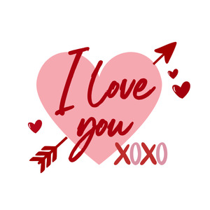 Mothers Day: ADD ON: "I Love You" Sticker
