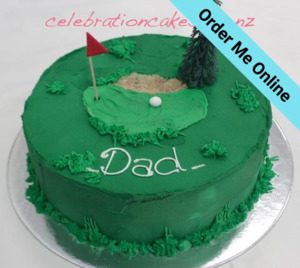 Fathers Day Cakes: Golfer dad