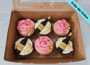 Mothers Day: Cupcakes- Champagne Bottles