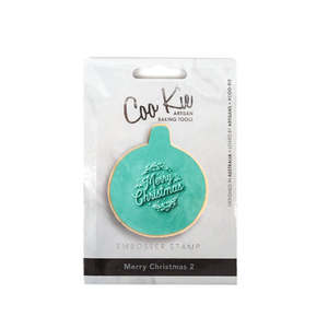 Cookie Stuff: Coo Kie Embosser- Merry Christmas