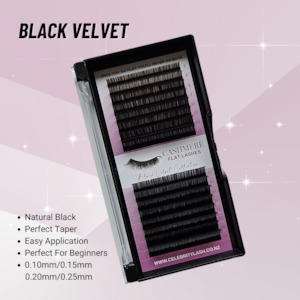 Cashmere Lashes: Black Velvet Cashmere Lash Tray