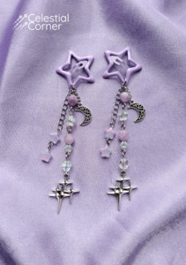 Hair Accessories: Purple Iridescent Sparkle Hairclips