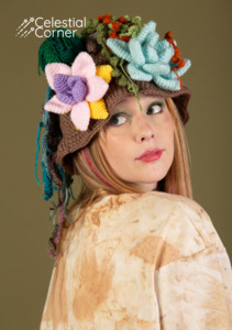 Crochet Suculent Hat