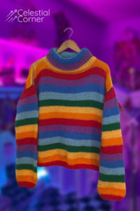 Rainbow Knit Sweater