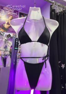 Ibiza Bikini Bottoms Black