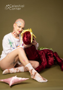 Solarpunk Dragon Soft Sculpture