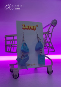 Bluebird Barbie Girl Earrings