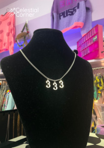Best Alt Fashion Accessories: Lucky Number 333 Necklace