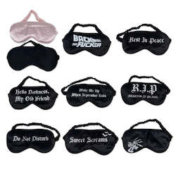 Newer Arrivals: Personalized Eye/Sleep Masks