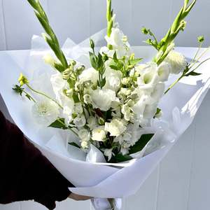Flowers with Whites and Greens