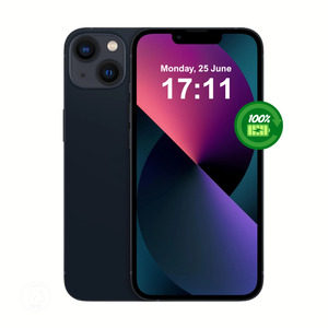 Apple iPhone 13 128GB Midnight - Good Condition - Refurbished (New Battery)