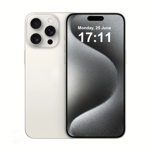 Apple iPhone 15 Pro Max 256GB White Titanium - Excellent Condition - Refurbished