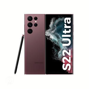 Samsung Range: Galaxy S22 Ultra 5G Dual SIM 256GB Burgundy - Excellent (Refurbished)