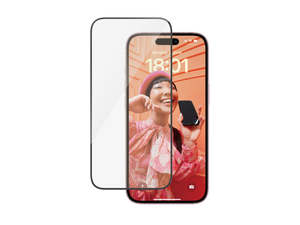 Screen Protectors: PanzerGlass UltraWide Fit SP - iPhone 15