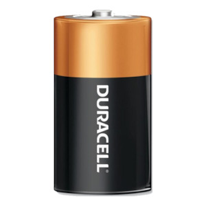 Batteries: DURACELL 1.5V SIZE D MN-1300 COPPERTOP ALKALINE BATTERY BOX OF 12