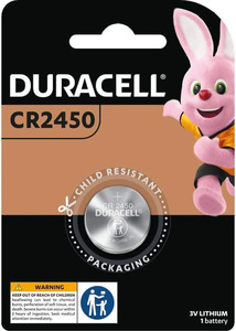All Duracell: Duracell Lithium Button Cells – CR2450-BP1