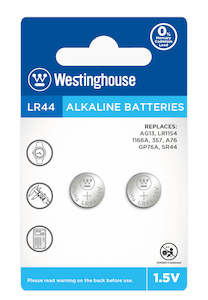 1.5v: Westinghouse Alkaline LR44-BP2