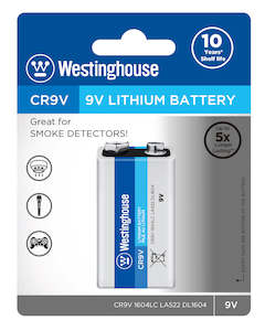 All Batteries: Westinghouse Ultra Lithium CR9V, 9 volt lithium battery- SPECIAL PRICE!!!!!!