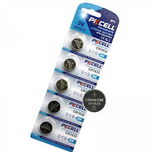 All Batteries: CR-1632  3 VOLT LITHIUM BATTERY- 5 PACK