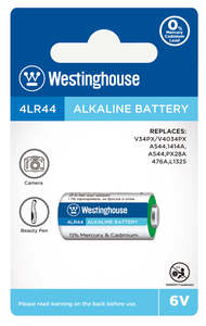Westinghouse Alkaline - 4LR44 6 Volt